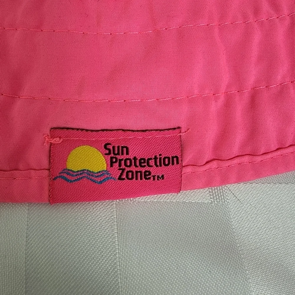 Sun Protection Zone Pink Girls Sun Hat